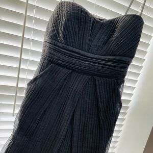 NWT Kitty Strapless Grey Dress